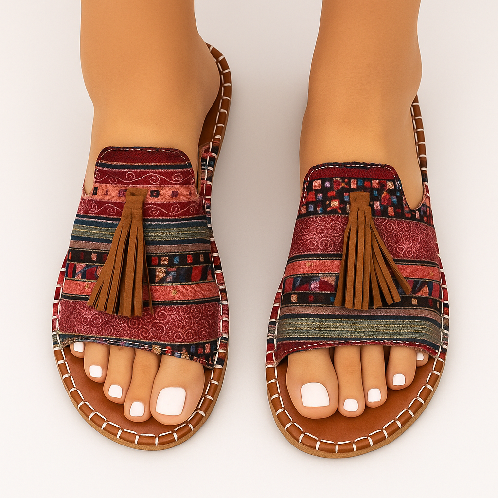 Tassola - Håndlavede sommerslip-ons