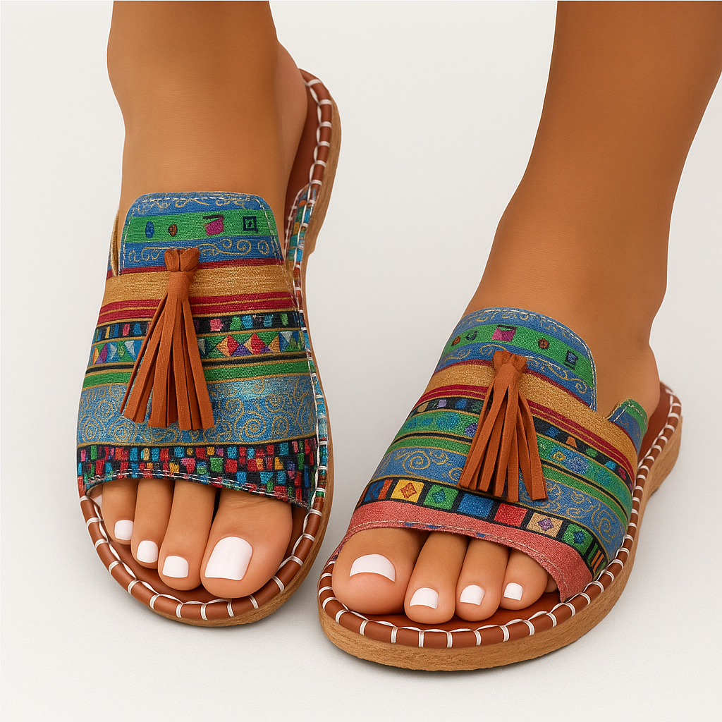 Tassola - Håndlavede sommerslip-ons