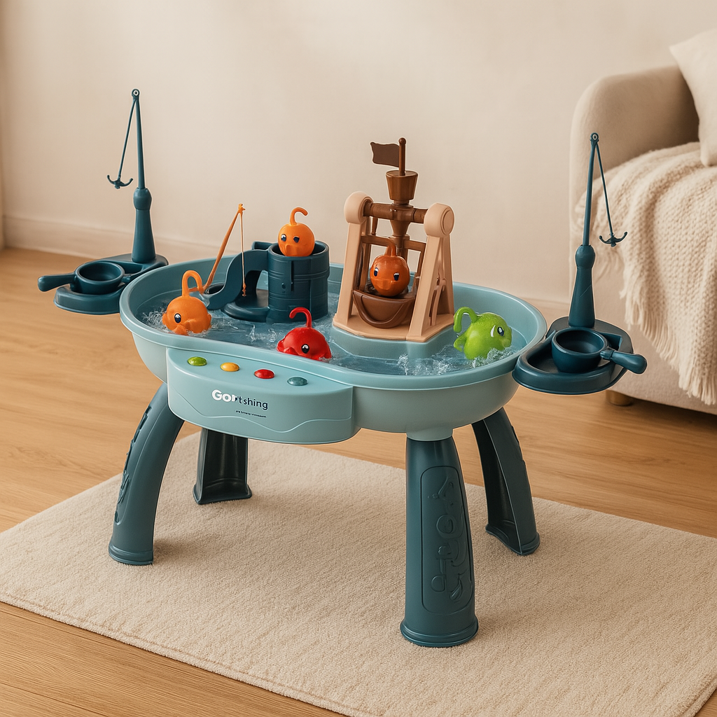 Tots’n’Trout - Børns multifunktionelle fiskespilplatform Montessori-legetøj