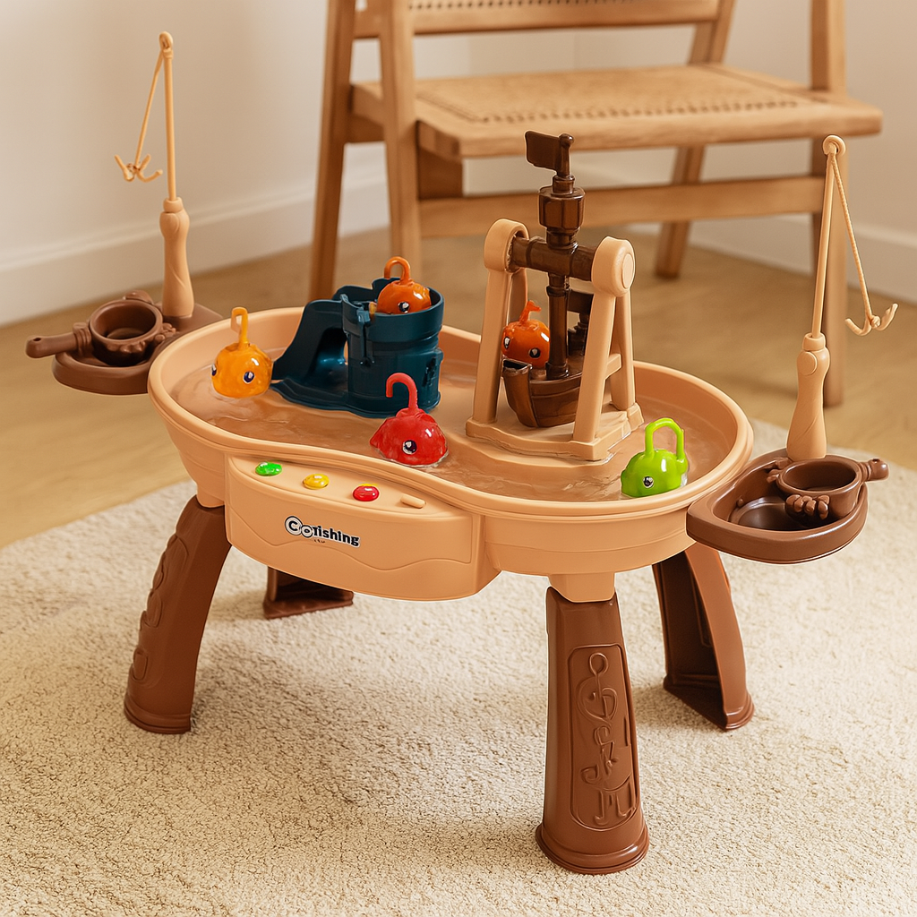 Tots’n’Trout - Børns multifunktionelle fiskespilplatform Montessori-legetøj