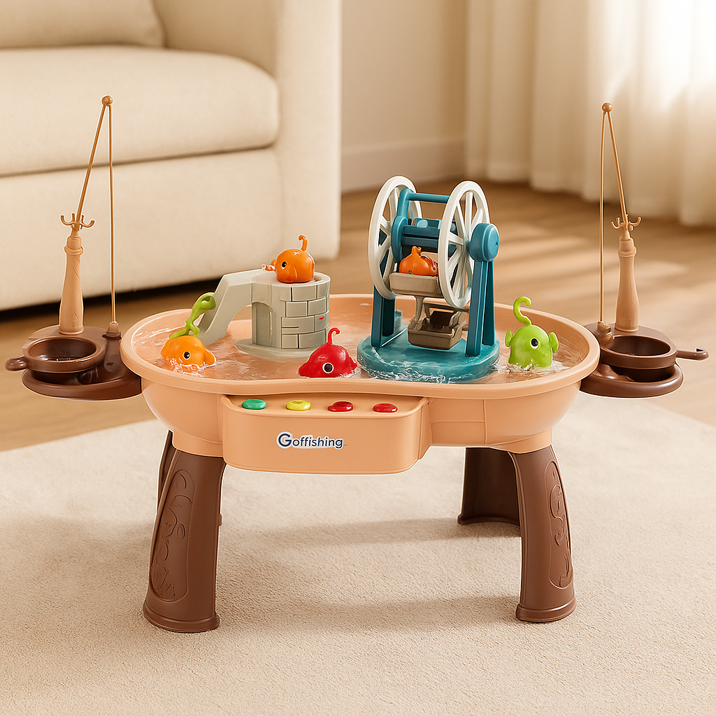Tots’n’Trout - Børns multifunktionelle fiskespilplatform Montessori-legetøj