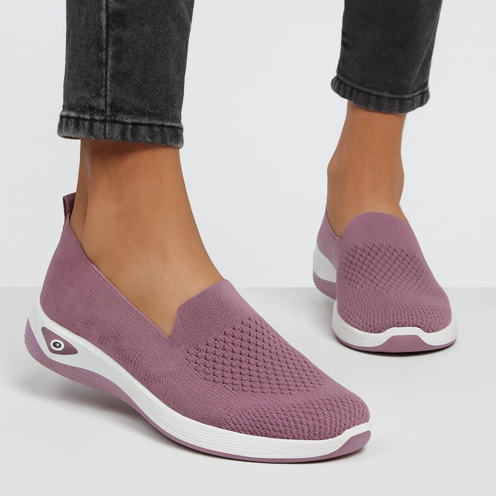 Jacquelyn | Fjerlette slip-on sneakers