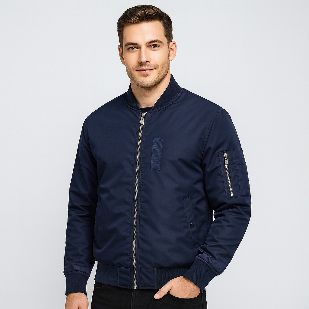 Herrers afslappet bomberjakke 2025