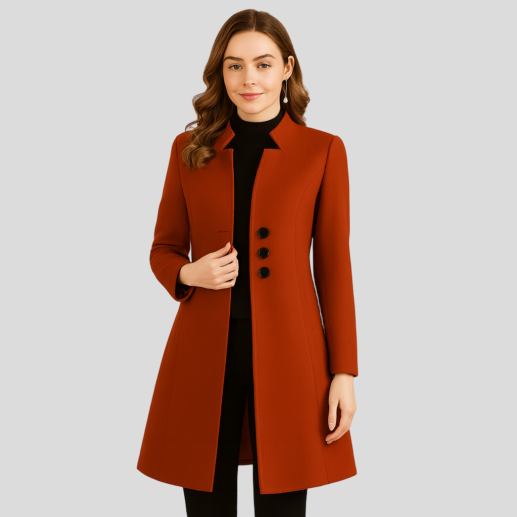 Isla | Elegant frakke med knapper foran