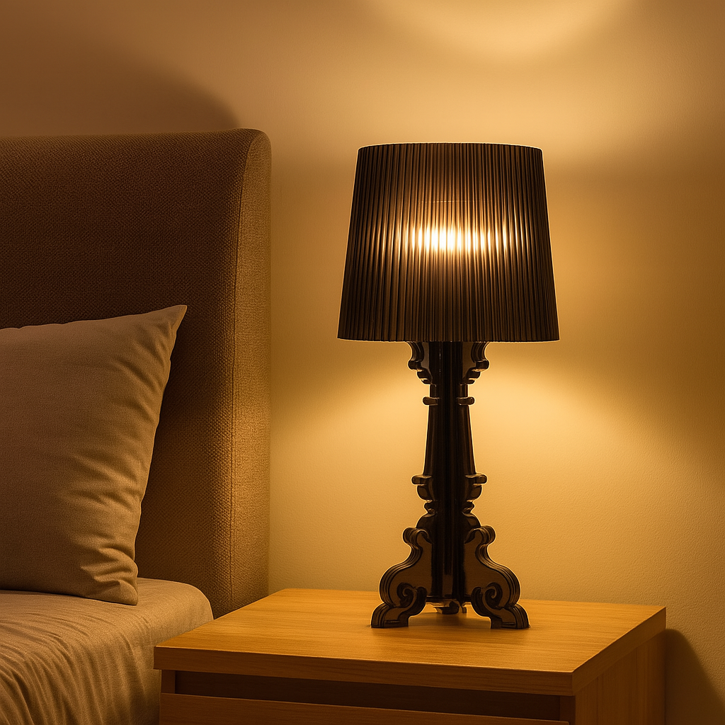 Opulenza – Luksuriøs Bourgie Bordlampe i Barokstil