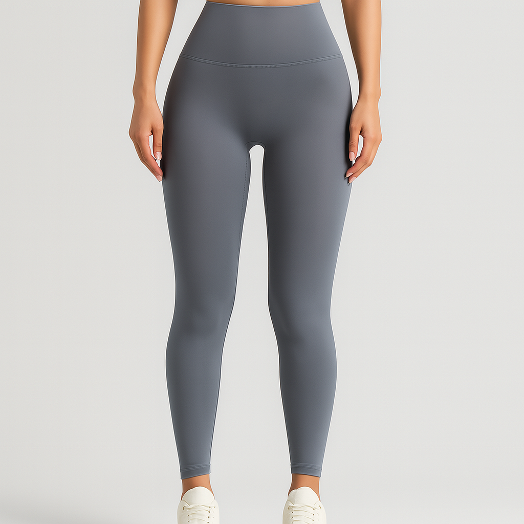 Højtaljede yogaleggings til kvinder – mavekontrol og strækbar pasform til yoga og pilates