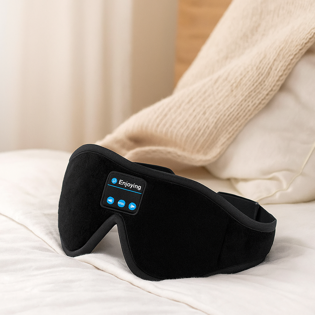 DreamBeats | Bluetooth-søvnmaske med HD-lyd og 3D-øjenkomfort