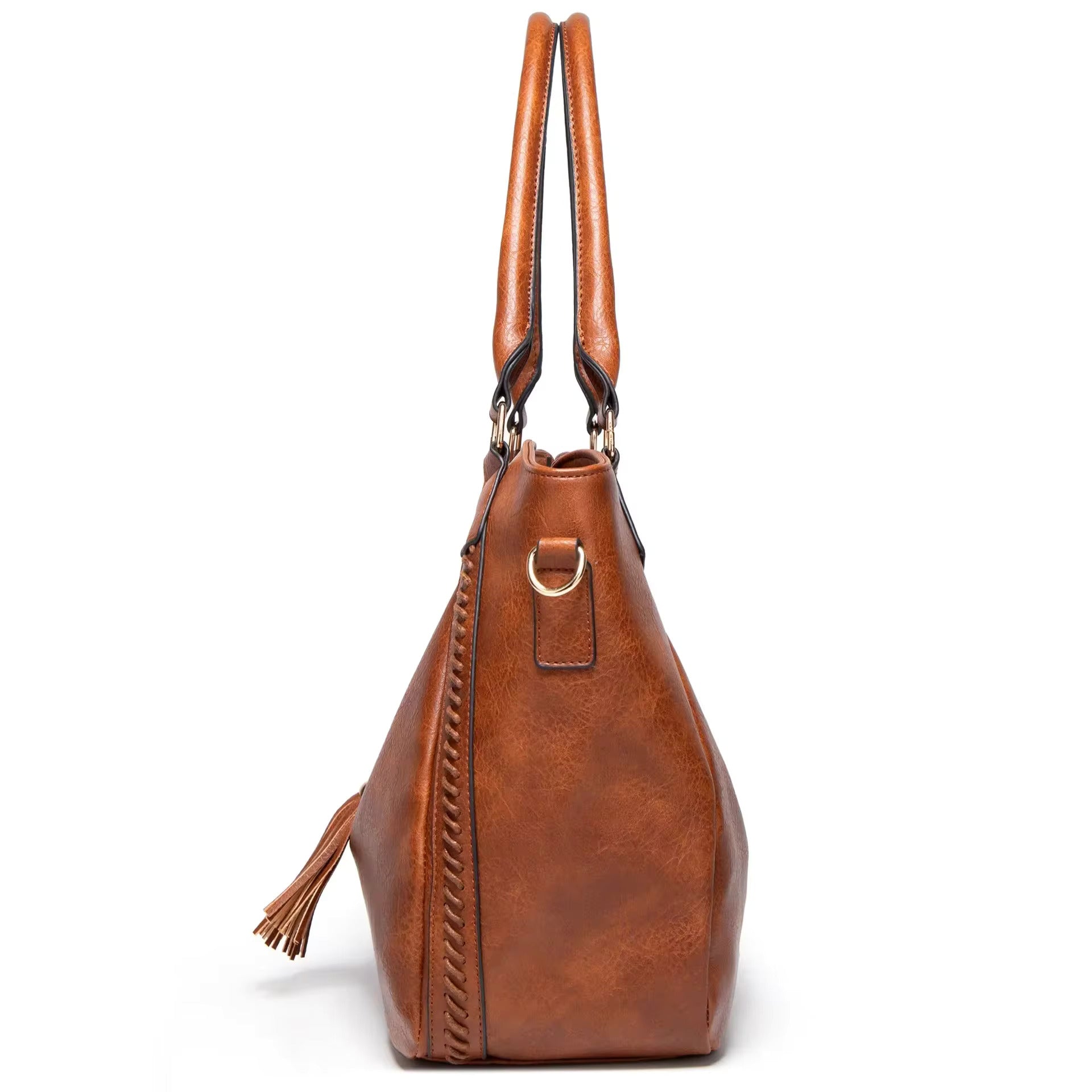 Francine - Elegant skuldertaske med kvastdesign