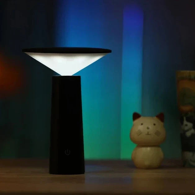 LumiFlex – Justerbar trådløs bordlampe med 360° rotation