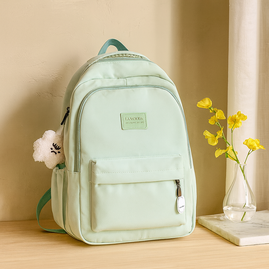 CuddlePack | Unisex laptop-rygsæk med plys-vedhæng