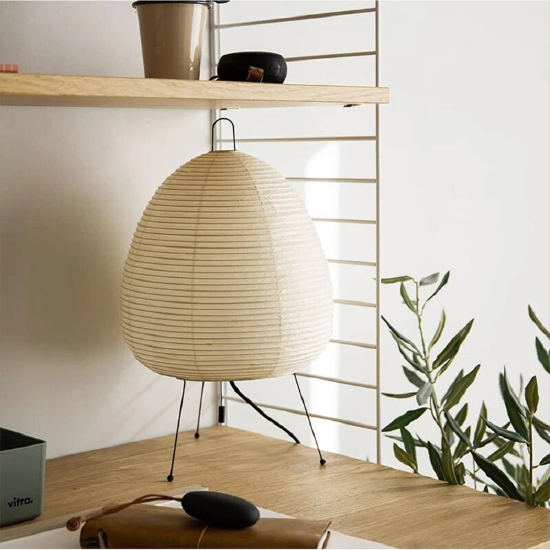 LumiGlow japansk rispapirlampe – Stilfuld indendørsbelysning