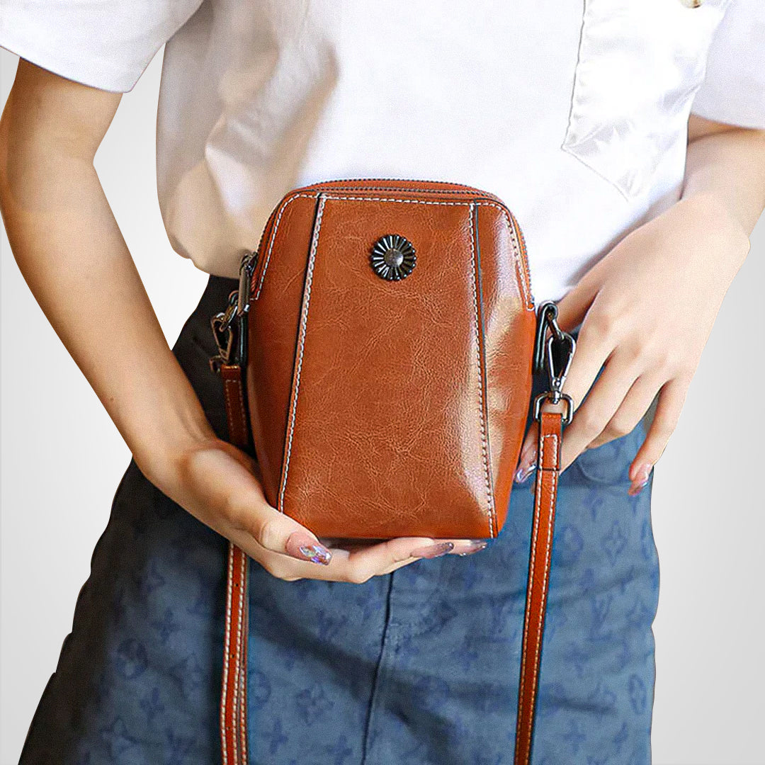 Yana | Retro Crossbody læder taske