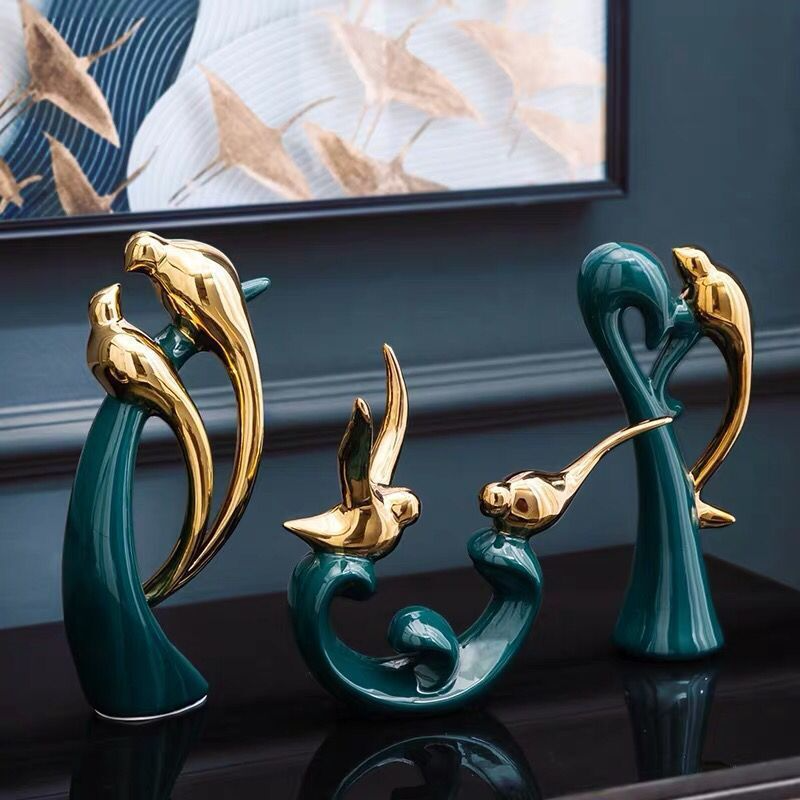 Averelle - Elegante dvergpapegøje figurer til tidløs hjem charme