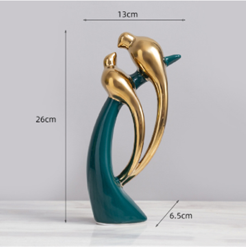 Averelle - Elegante dvergpapegøje figurer til tidløs hjem charme