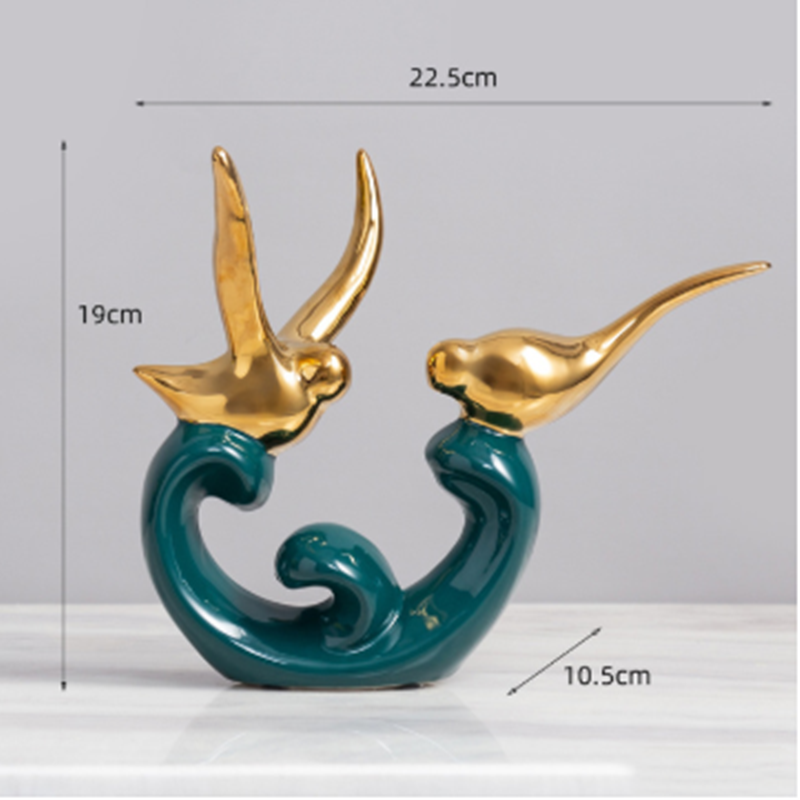 Averelle - Elegante dvergpapegøje figurer til tidløs hjem charme