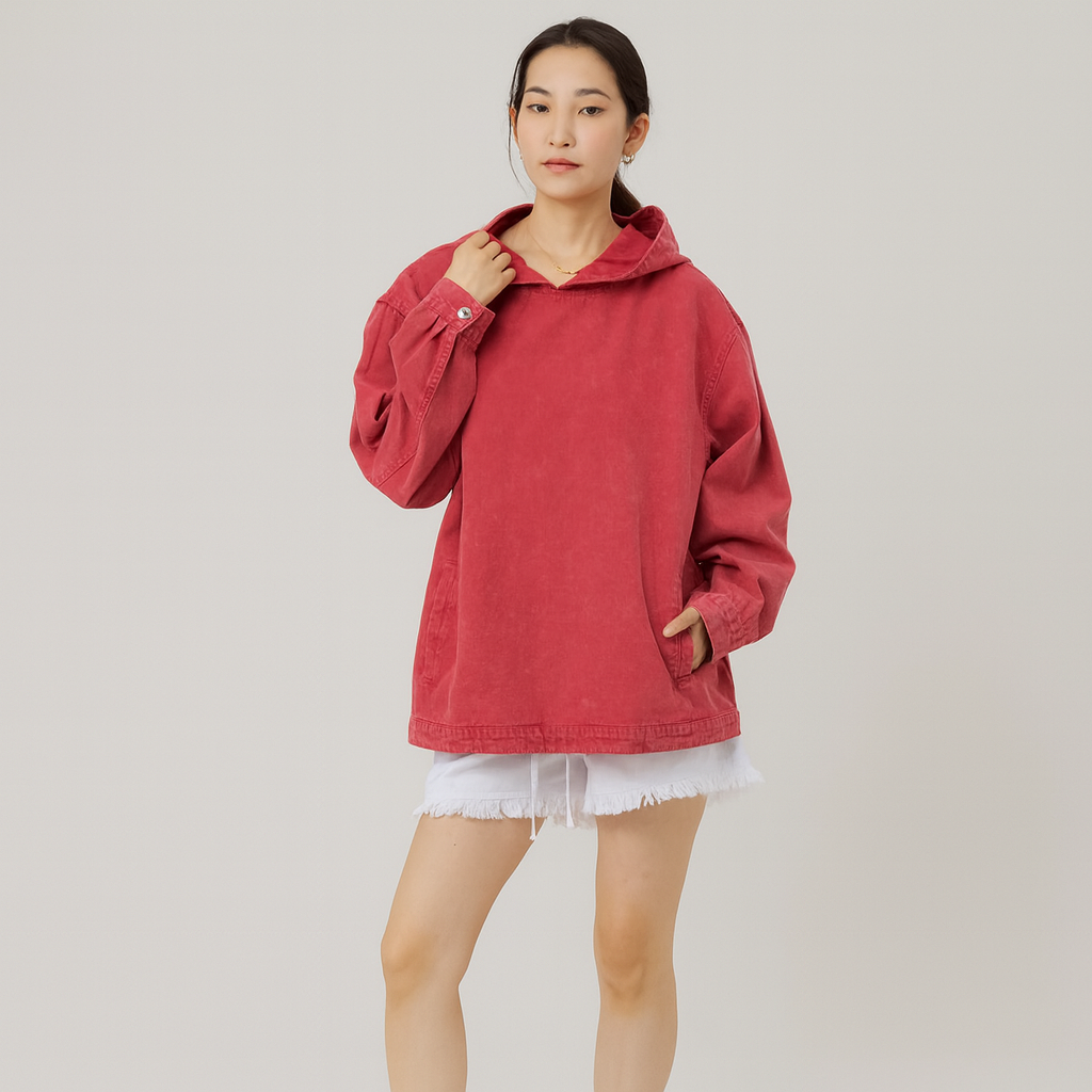 DenimEase | Denimhættetrøje