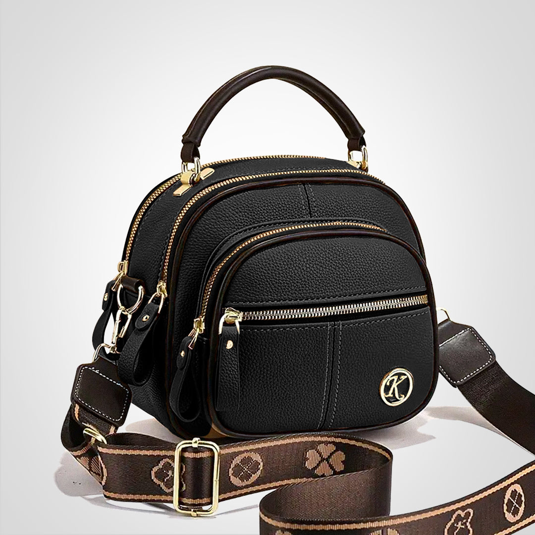 Sara | Klassisk crossbody-taske i læder