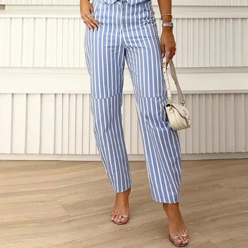 Elvira - Lodret stribet jumpsuit