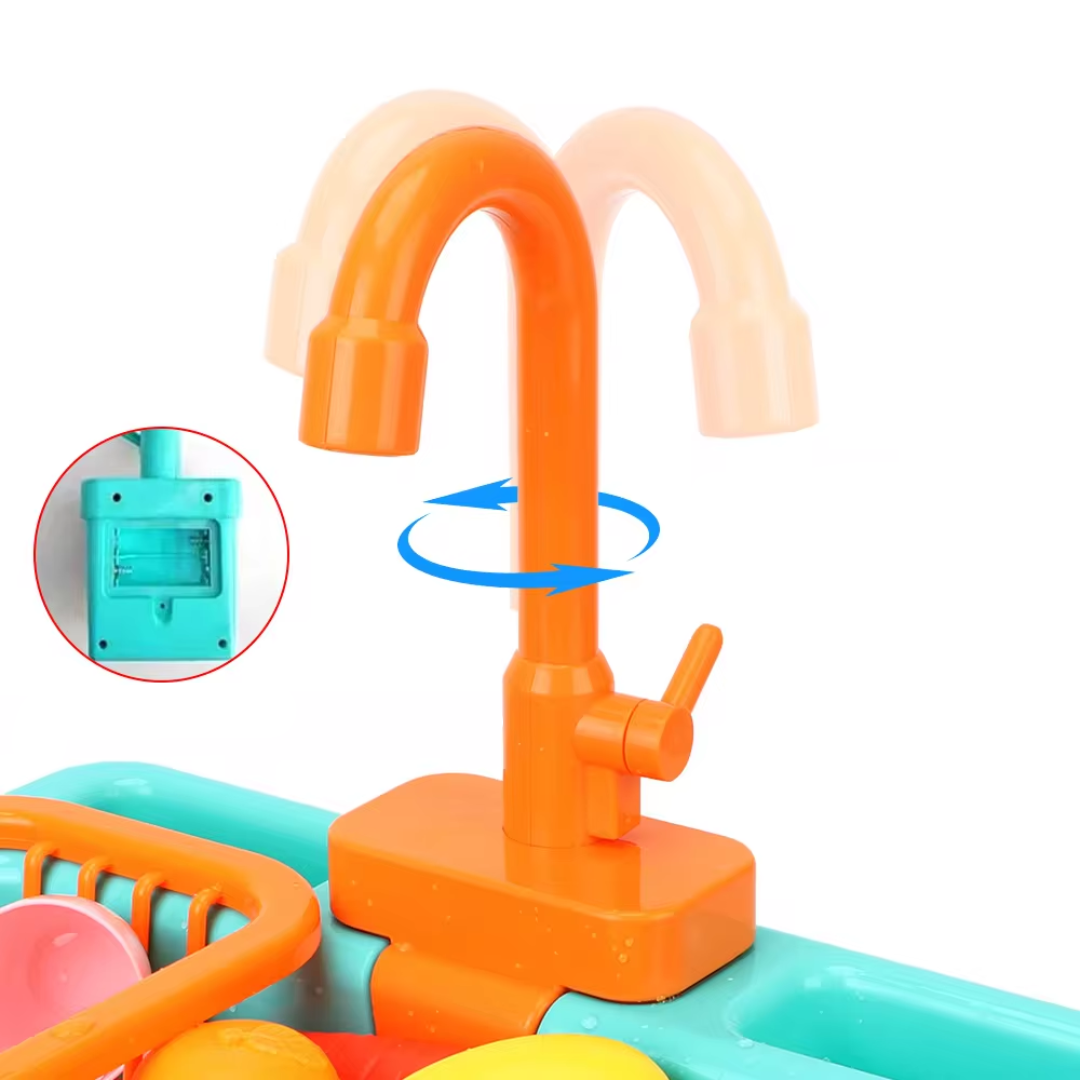 HydroPlay Interaktiv Vask – Vandhanelegetøj til børn, sjovt og lærerigt læringsværktøj