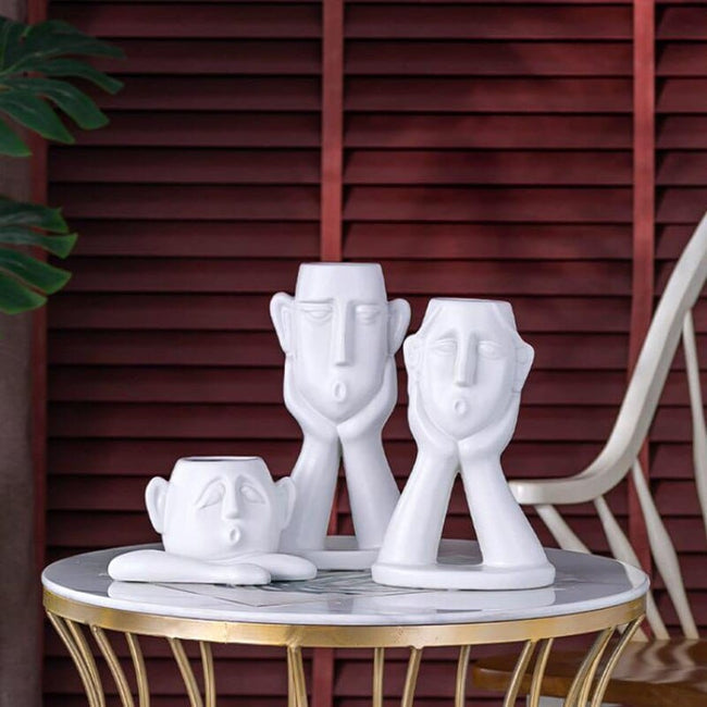 Sculptura Elegance - Kunstnerisk vase til moderne boligindretning