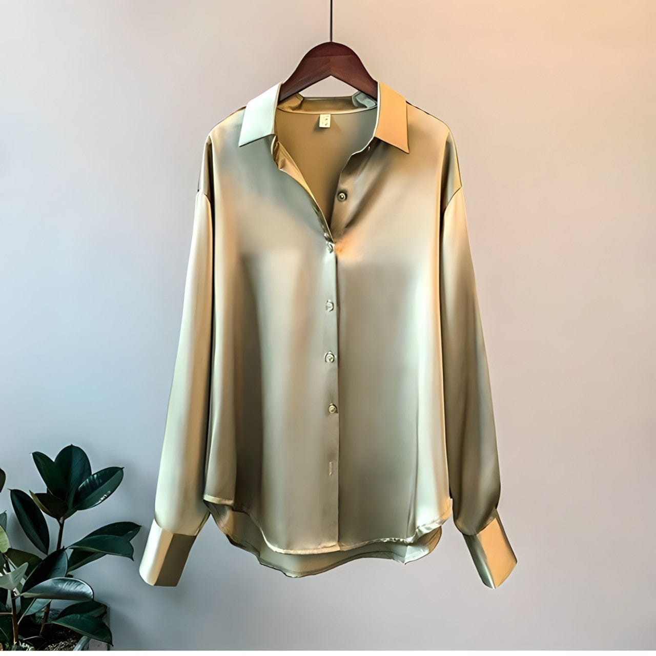 Variant image for Tessa | Elegant bluse i blødt silke | Komfortabel og alsidig-4