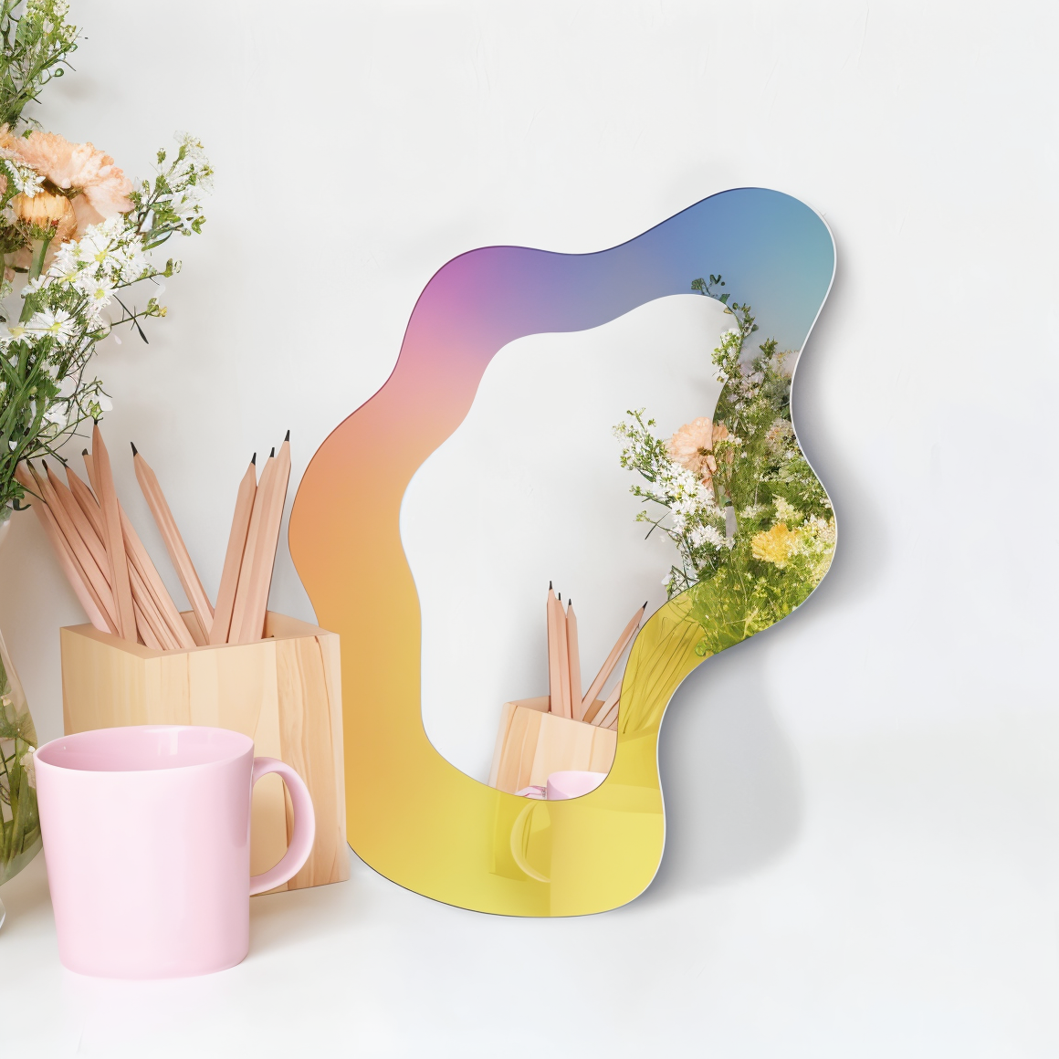 Miruva - Moderne geometrisk spejl