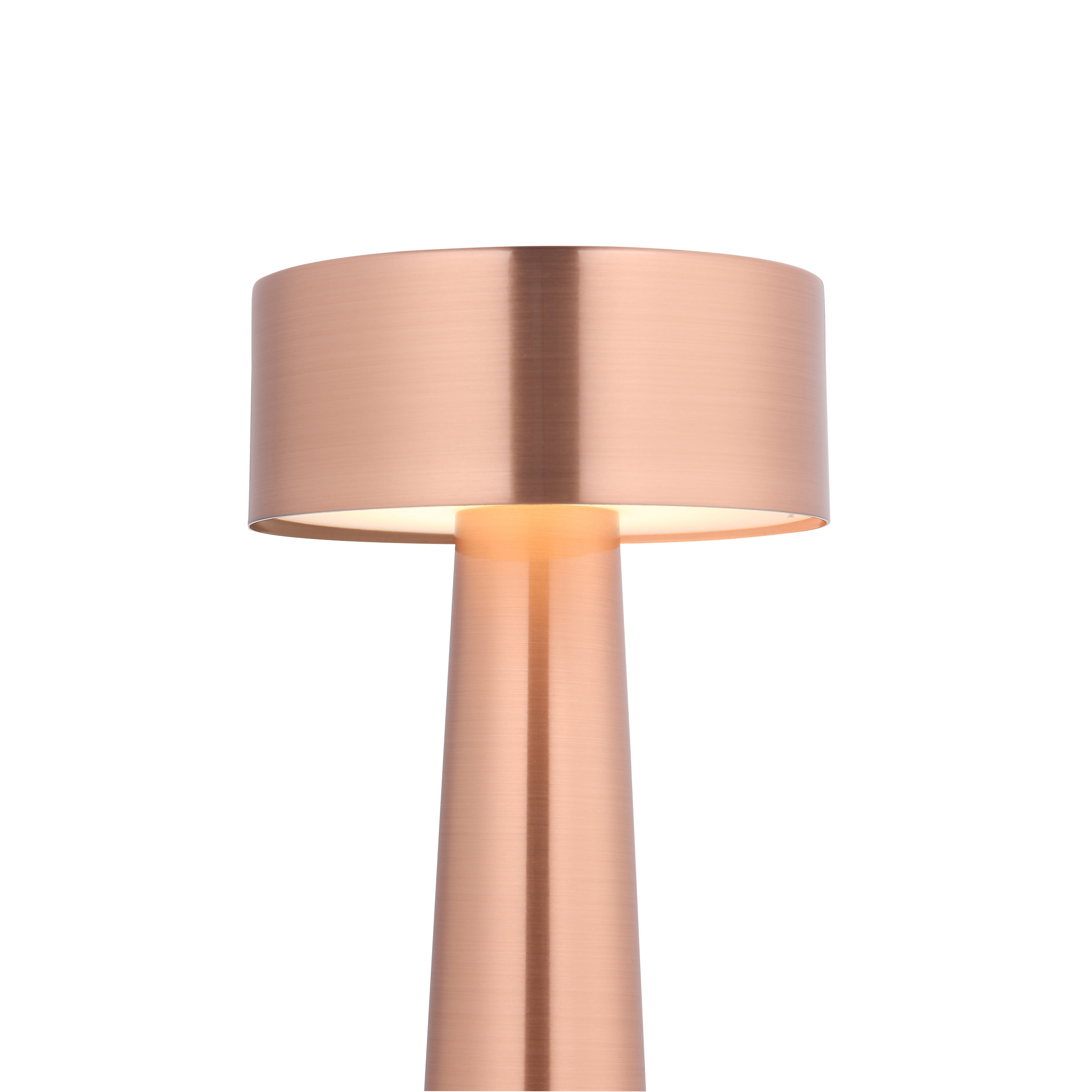 Lumaver | Elegant LED trådløs bordlampe - kobberfinish