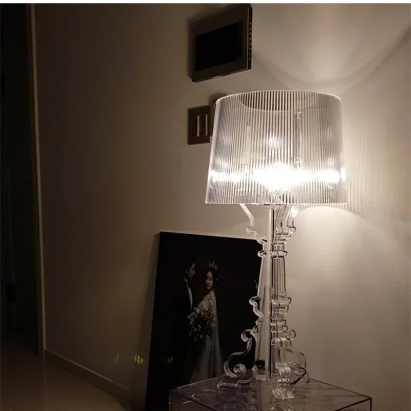 Opulenza – Luksuriøs Bourgie Bordlampe i Barokstil