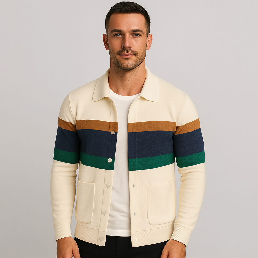 Jackson | Stribet cardigan