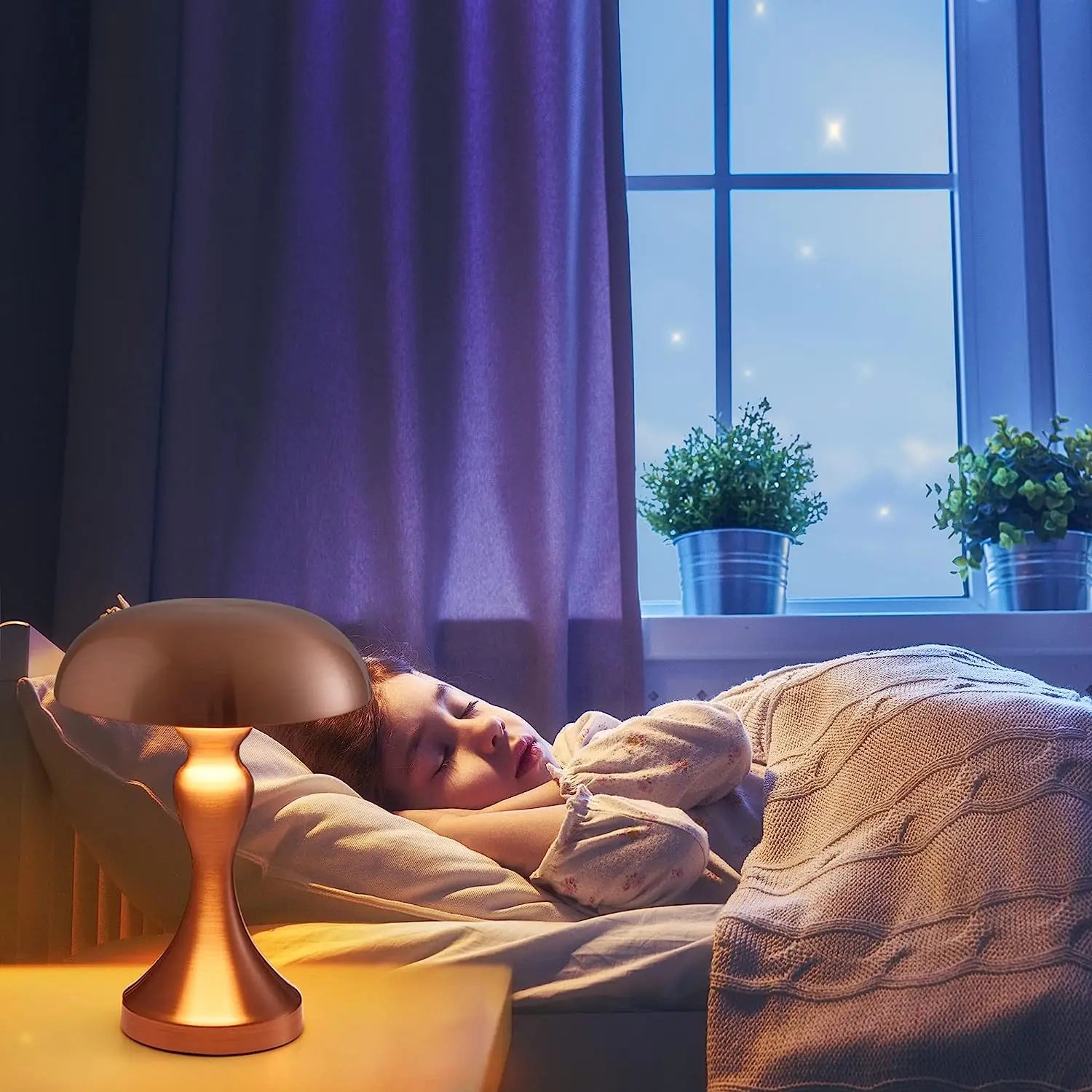 Luksus stilfuld natlampe