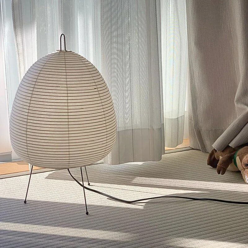 LumiGlow japansk rispapirlampe – Stilfuld indendørsbelysning