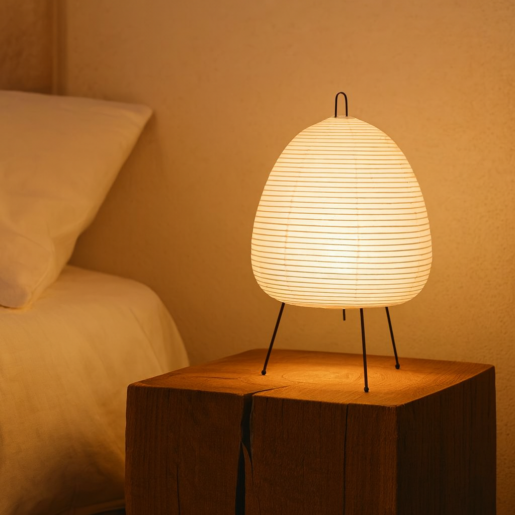 LumiGlow japansk rispapirlampe – Stilfuld indendørsbelysning