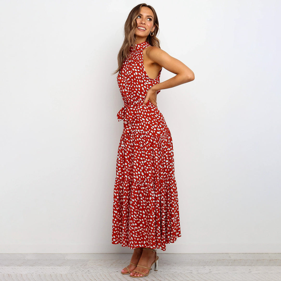 Malene - Elegant og stilfuld lang kjole