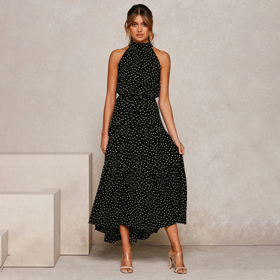 Malene - Elegant og stilfuld lang kjole