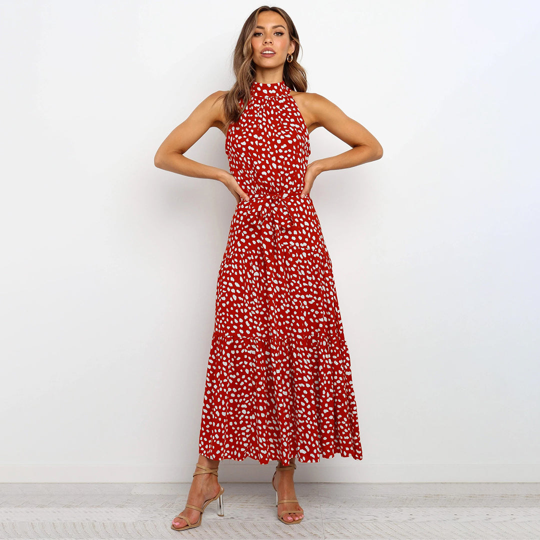 Malene - Elegant og stilfuld lang kjole