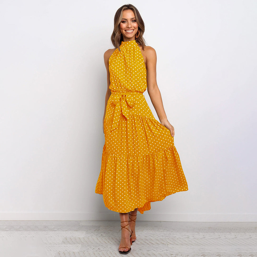 Malene - Elegant og stilfuld lang kjole