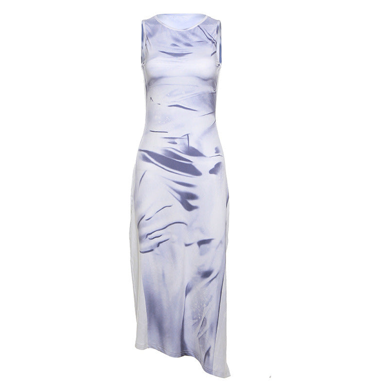 Jane - Flot satin elegant midikjole