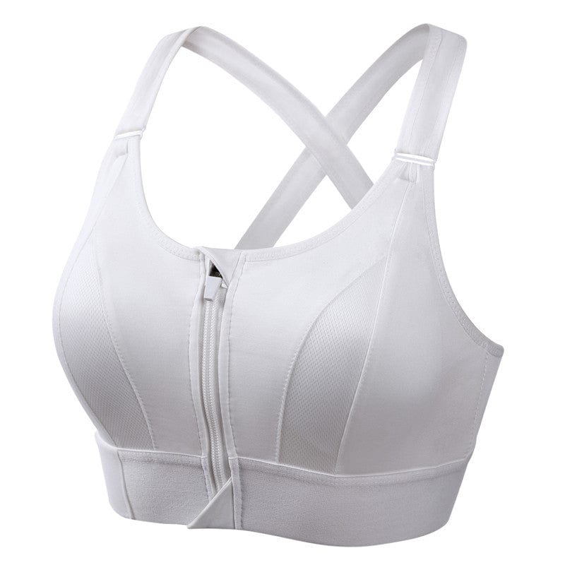 Ediths EmpowerFit Front-Zip Sports-Bh