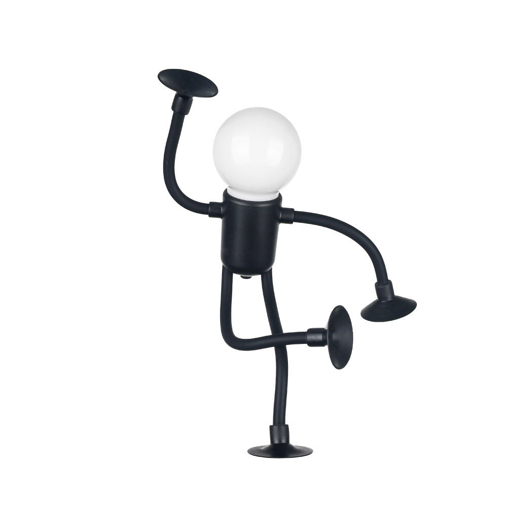 Bøjelig skrivebordslampe med sugekop