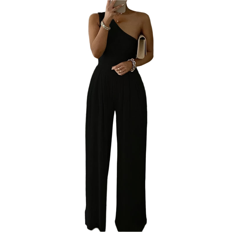 Tori - Elegant en-skulder jumpsuit