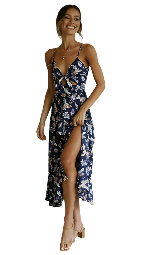 Eliza - Luftig kjole med blomsterprint