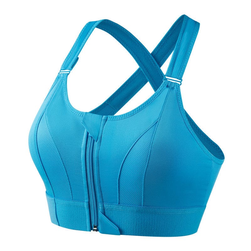 Ediths EmpowerFit Front-Zip Sports-Bh