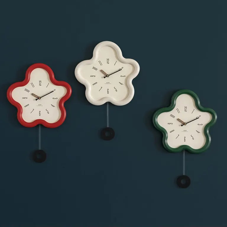 NatureBloom - Miljøvenlig 3D-blomsterur med stille funktion