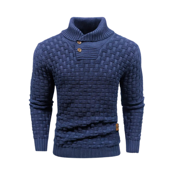 William - Strikket sweater med knapper-2