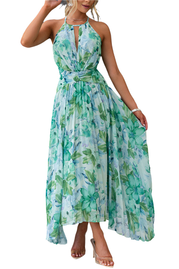 Sylvie – Moderne maxi-kjole med halterneck