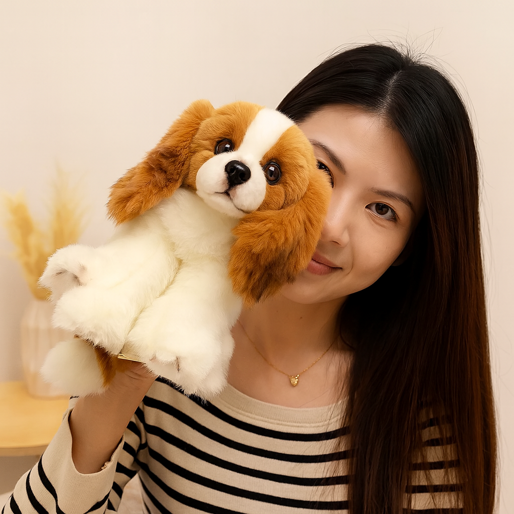 PawfectPal | Realistisk hunde-plyslegetøj – Blødt og naturtro