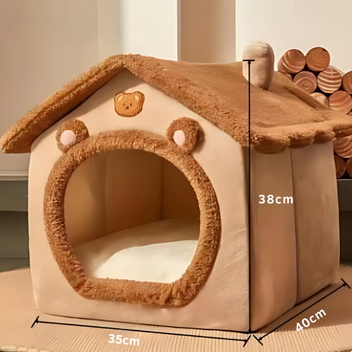 PawHaven™ – Blødt og vaskbart kæledyrshus