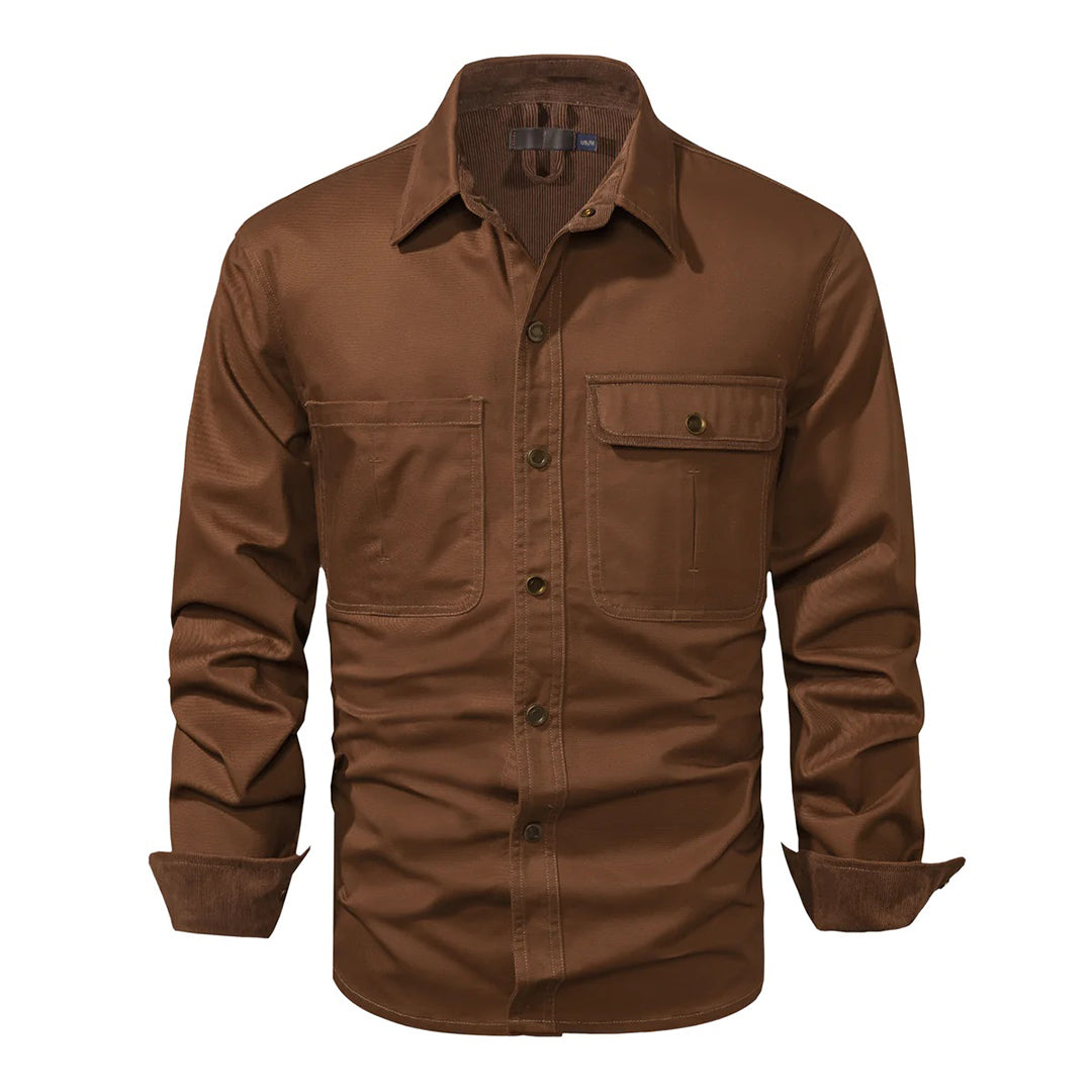 Emilus – Langærmet Button Down skjorte