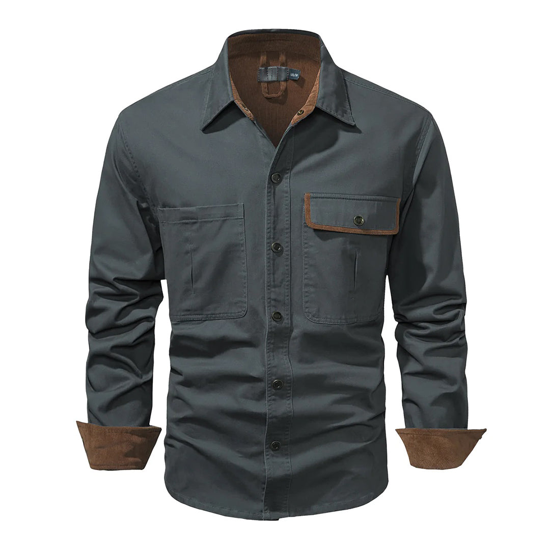 Emilus – Langærmet Button Down skjorte