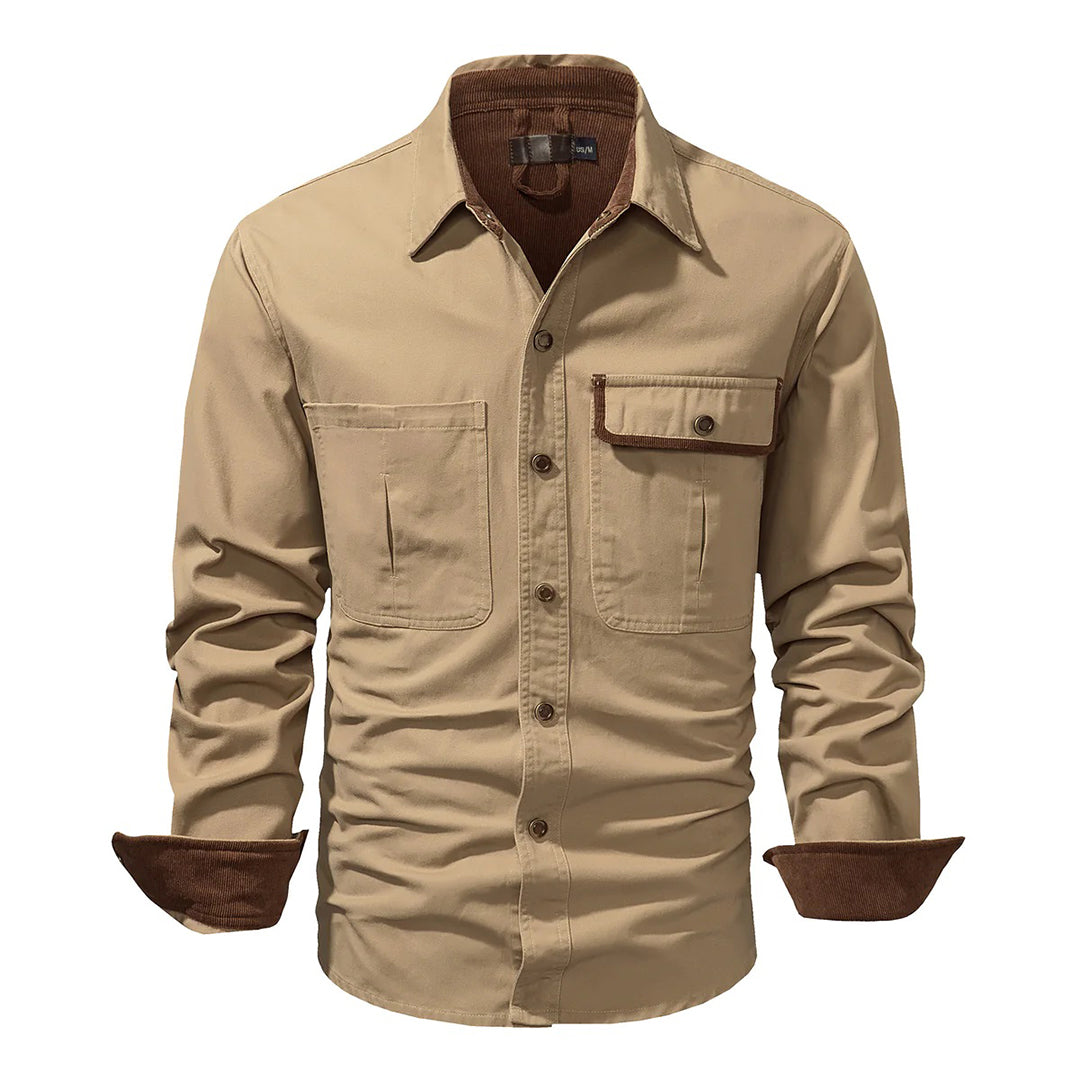 Emilus – Langærmet Button Down skjorte